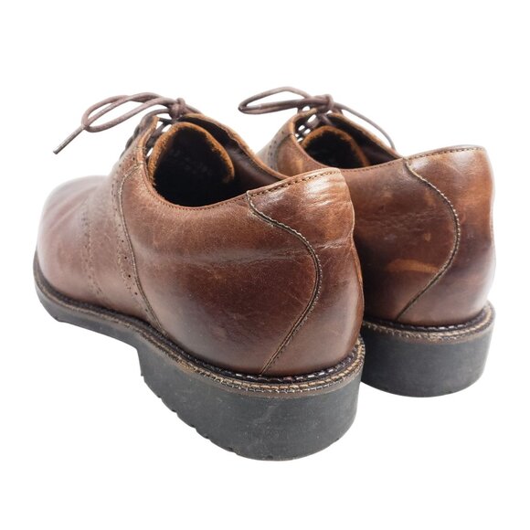 Neil M. Men's Size 8.5 Brown Leather Plain Toe Oxford - Picture 5 of 9